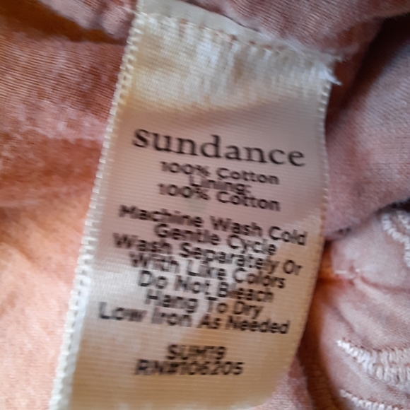 Sundance Cotton Pink Pants For Women Size 12 - Picture 15 of 16